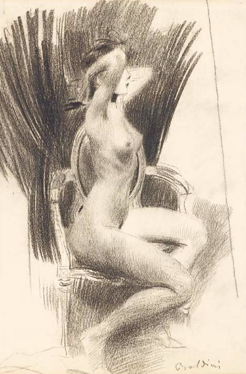 Giovanni Boldini 1842-1931 | Italian Genre and Portrait painter | La Belle Epoque