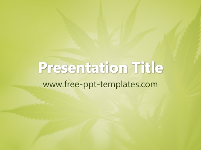 marijuana-ppt-template