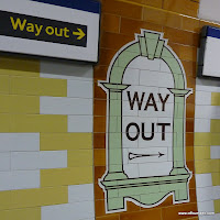 London Underground way out