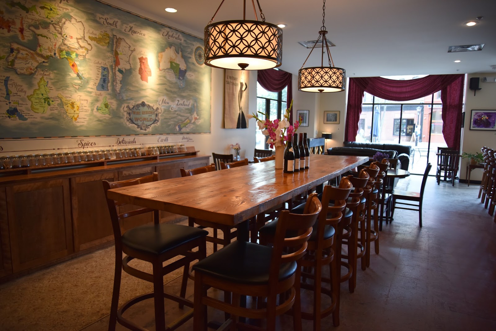 MJ's Wine Bar in Portland, Maine