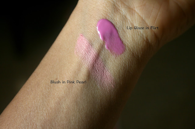Osmosis Color Blush in Pink Pearl and Lip Glaze in Flirt