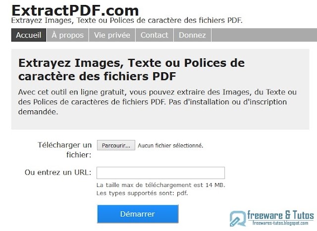 ExtractPDF : extraire le texte des fichiers PDF en ligne