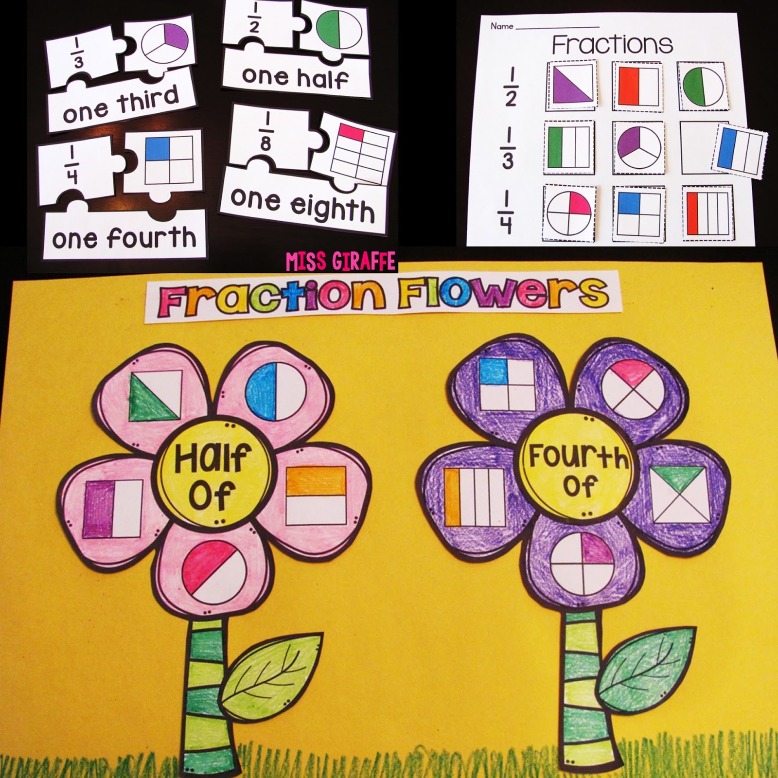 Miss Giraffe's Class: First Grade Math Ideas for the Entire Year!