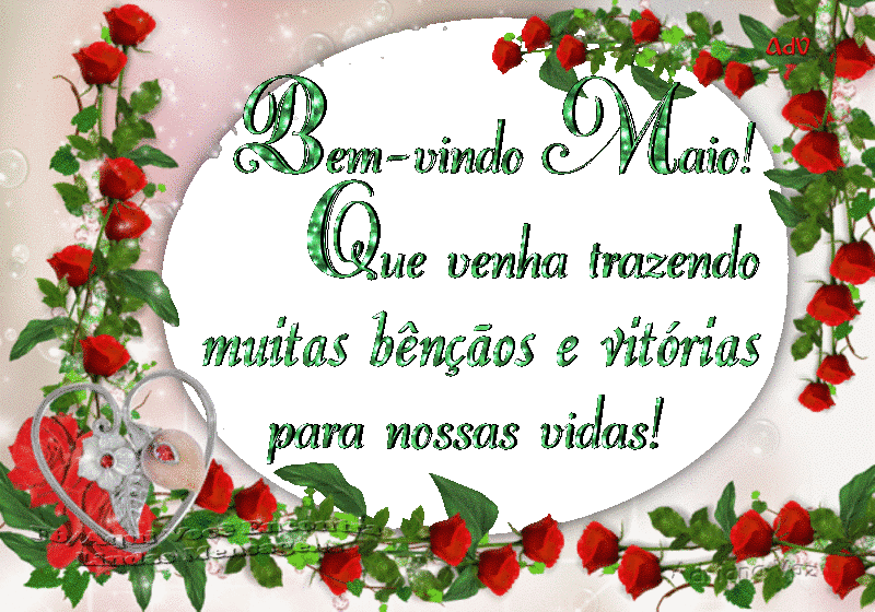 Lindas Mensagens Deus abençoe o mês de Maio!