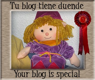 Premio "tu blog tiene duende"