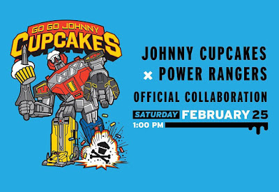 Power Rangers x Johnny Cupcakes T-Shirt Collection