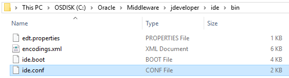 The Cool Fox: Fix java.lang.OutOfMemory Java Heap Space error in JDeveloper