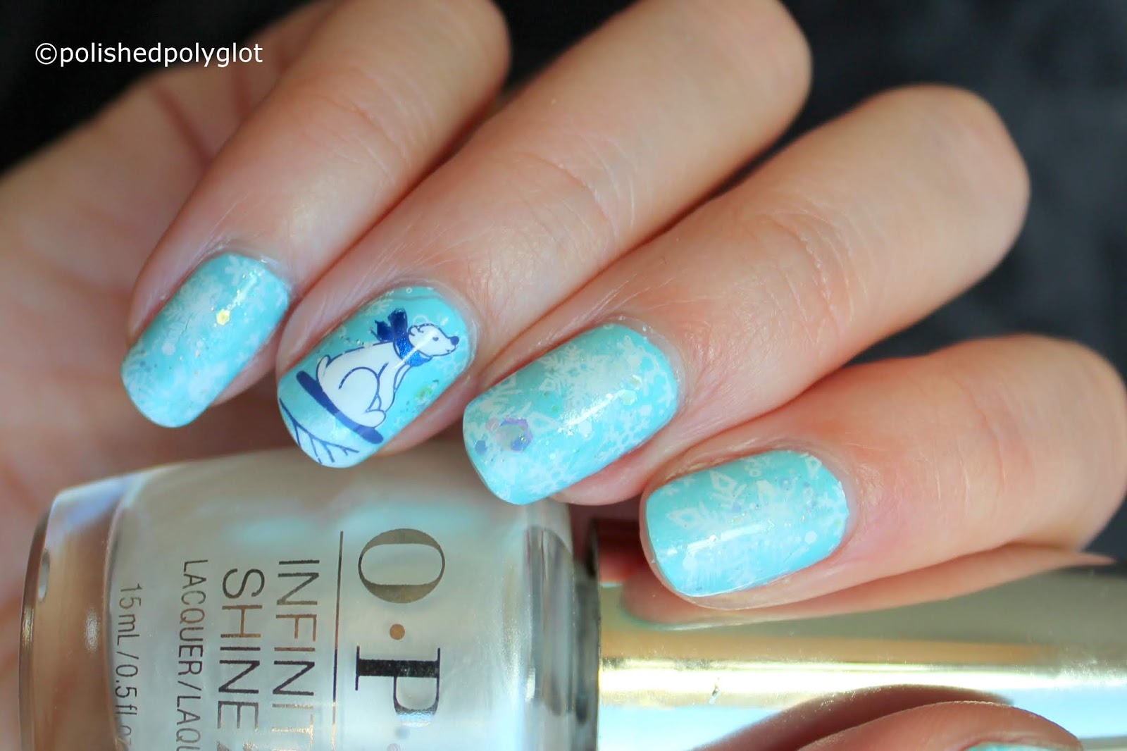 3. Polar Bear Nail Design - wide 1