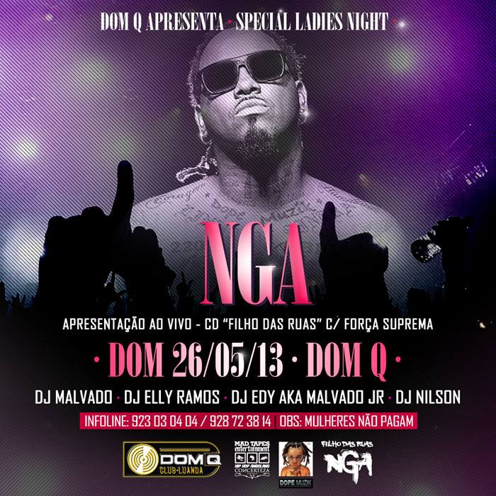 Nga - Apresentação Ao Vivo do Álbum “Filhos das Ruas” No Dom Q Em ...