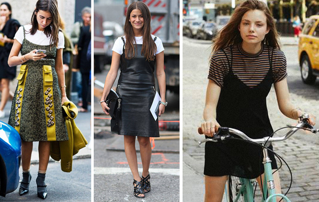 vestido com blusinha por baixo