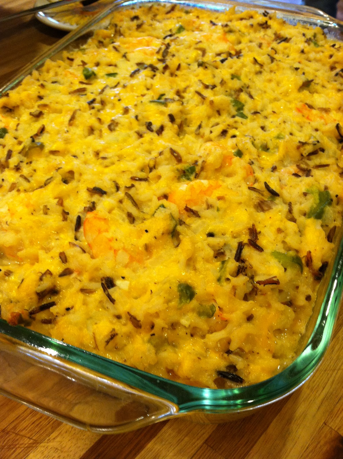 Dream Home Cooking Girl My Shrimp & Wild Rice Casserole...you can also