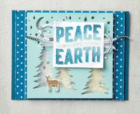 Stampin' Up! Carols for Christmas ~ 2017 Holiday Catalog ~ Peace on Earth card