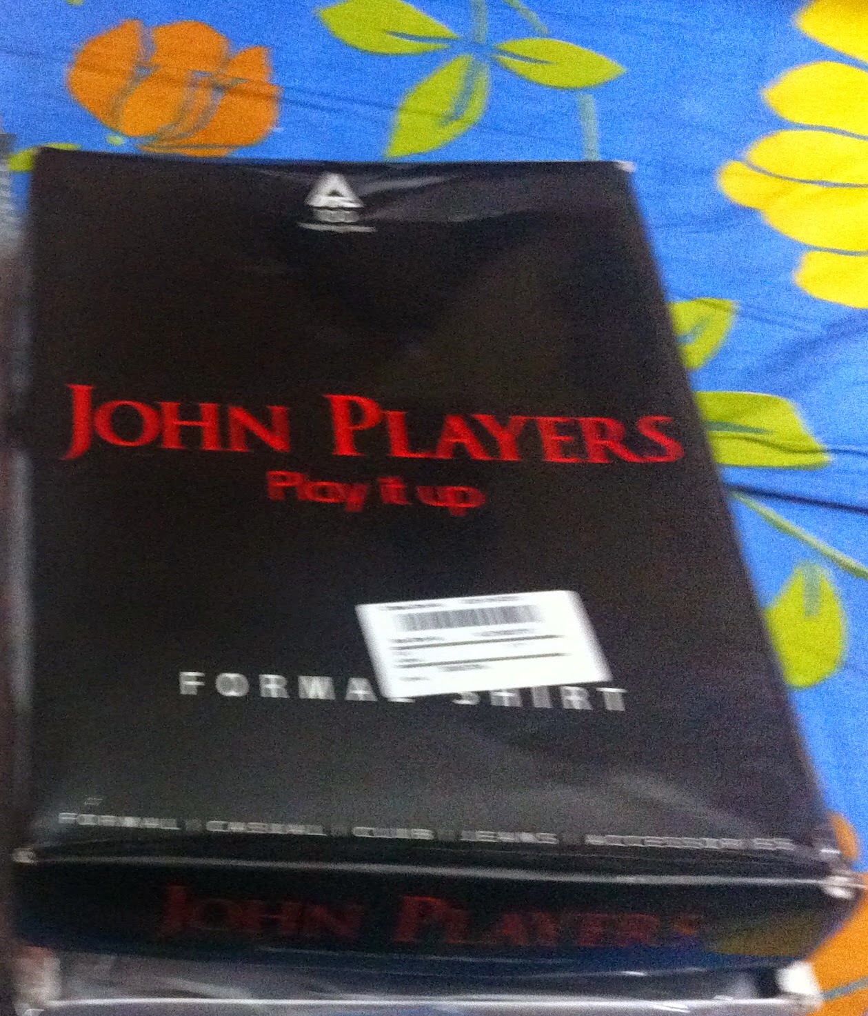 John Players Black formal Shirt