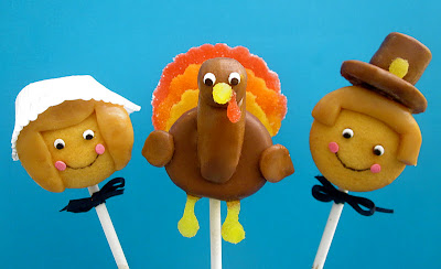 Candy Marshmallow Turkey Pops - Lindsay Ann Bakes