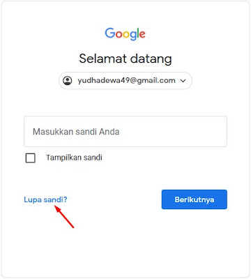 Lupa sandi - Lupa Password Gmail