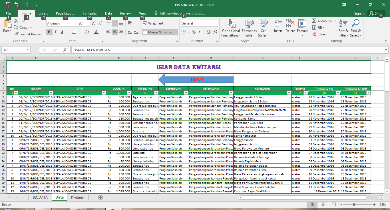 Aplikasi Cetak Kwitansi Bos Sdsmpsma Otomatis Terbaru 2017