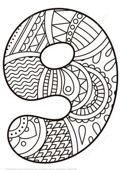 Escuela infantil castillo de Blanca: NÚMEROS ZENTANGLE