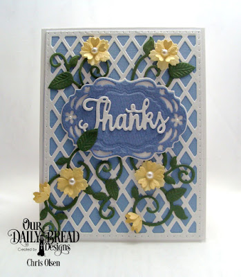 Our Daily Bread Designs, Bitty Blossoms, Fancy Foliage, Lattice Background, Vintage Borders, Vintage Labels, designed by Chris Olsen