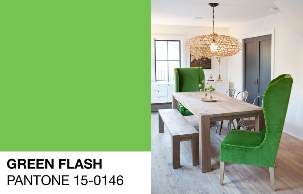 Tavolozza Colori 2016 Green Flash Pantone 15 0146 Dettagli Home Decor