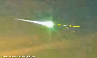 Did UFO Strike the Russian Meteor?