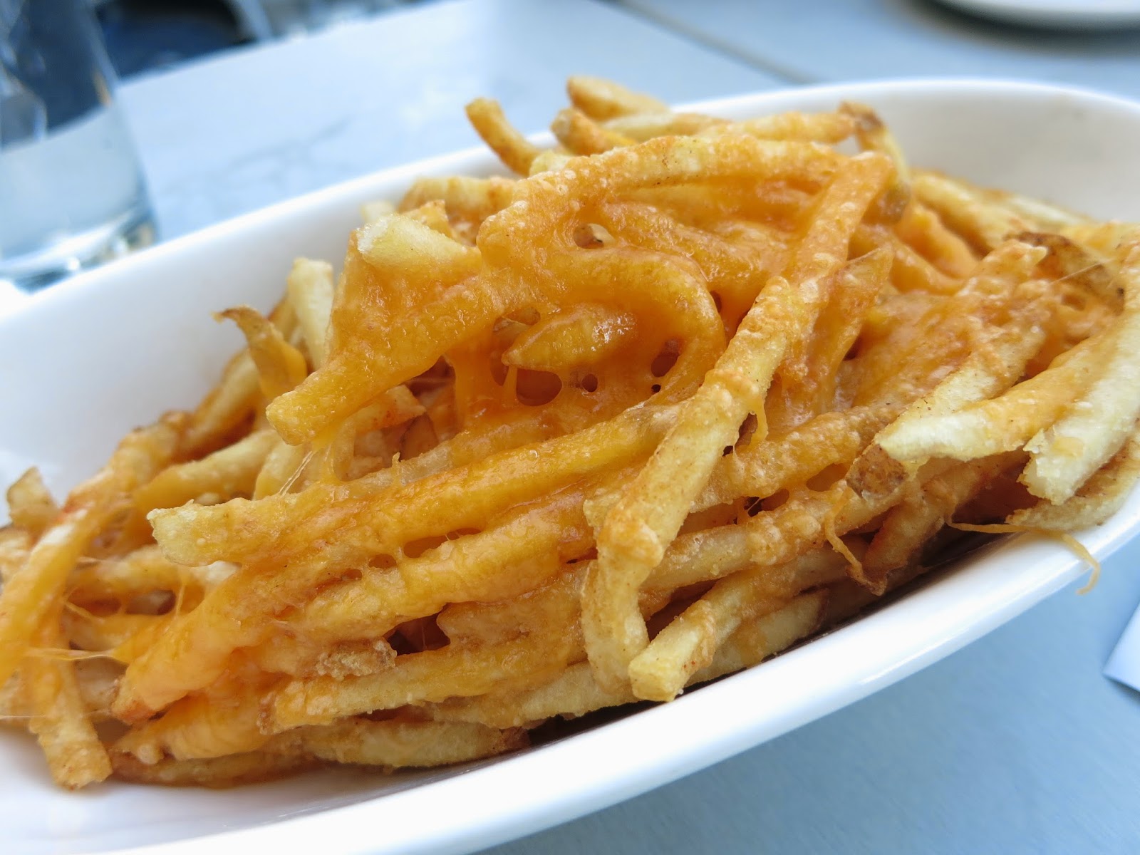 pieces of m Cheddar Cheese Shoestring French Fries! [FOOD+FAMILY]