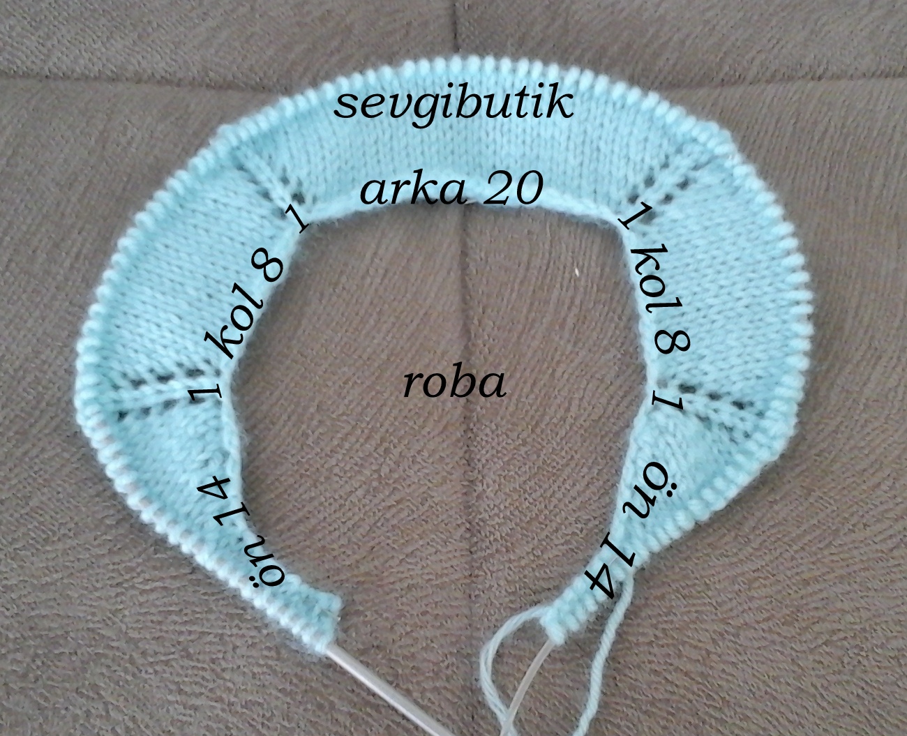 SEVGİ BUTİK Kenarı Biyeli Bebek Yeleği