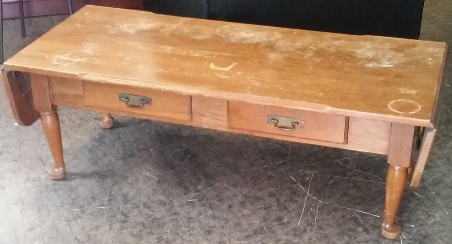 UHURU FURNITURE & COLLECTIBLES SOLD Vintage Harden Cherry Coffee Table
