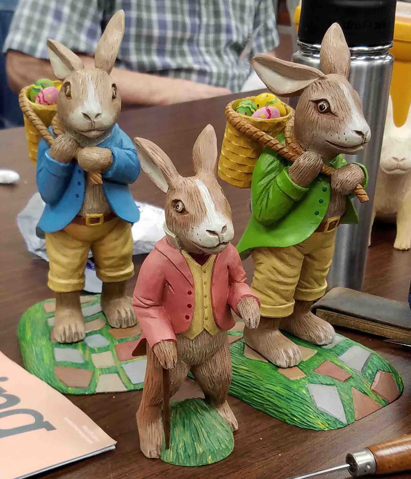 Suffolk County Woodcarvers Guild Easter Bunnies