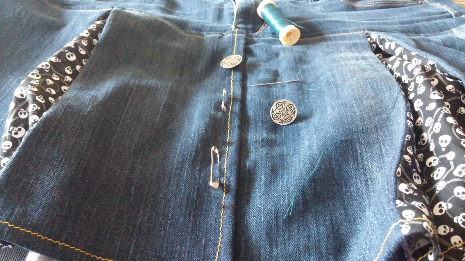 Upcycling Old Jeans - Wistful Wanderings