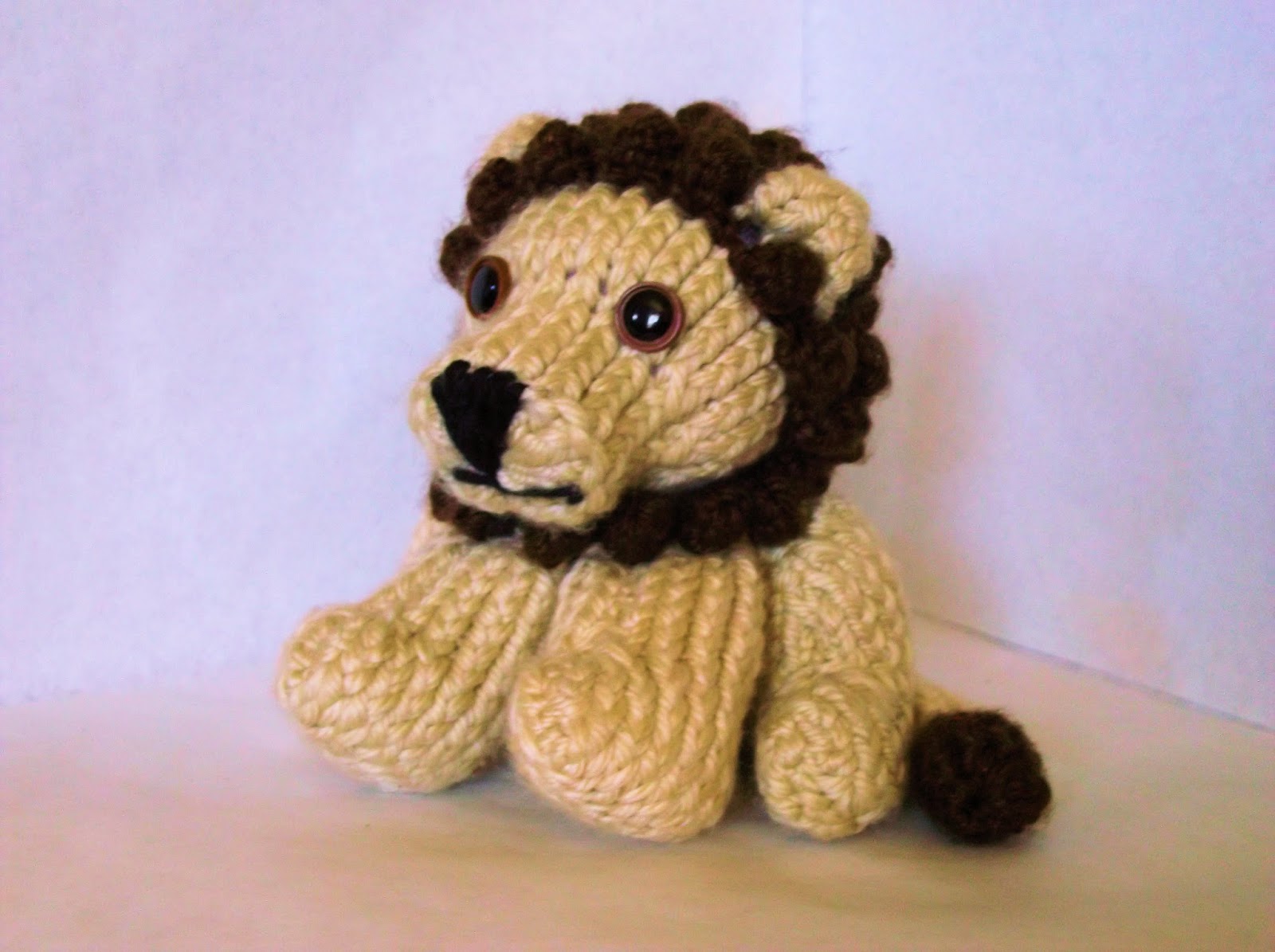 The Loom Muse How To Loom Knit a Lion Pattern