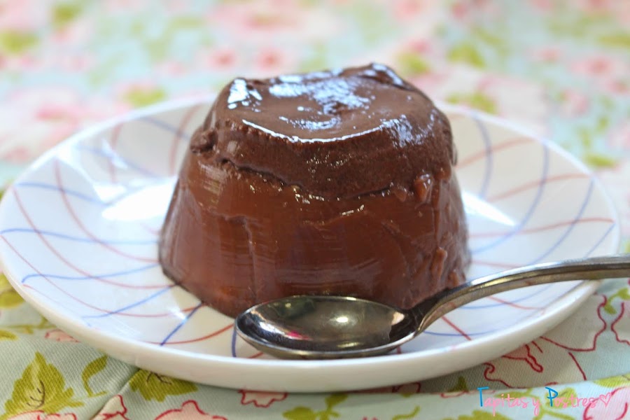 Flan de chocolate light | Cocina