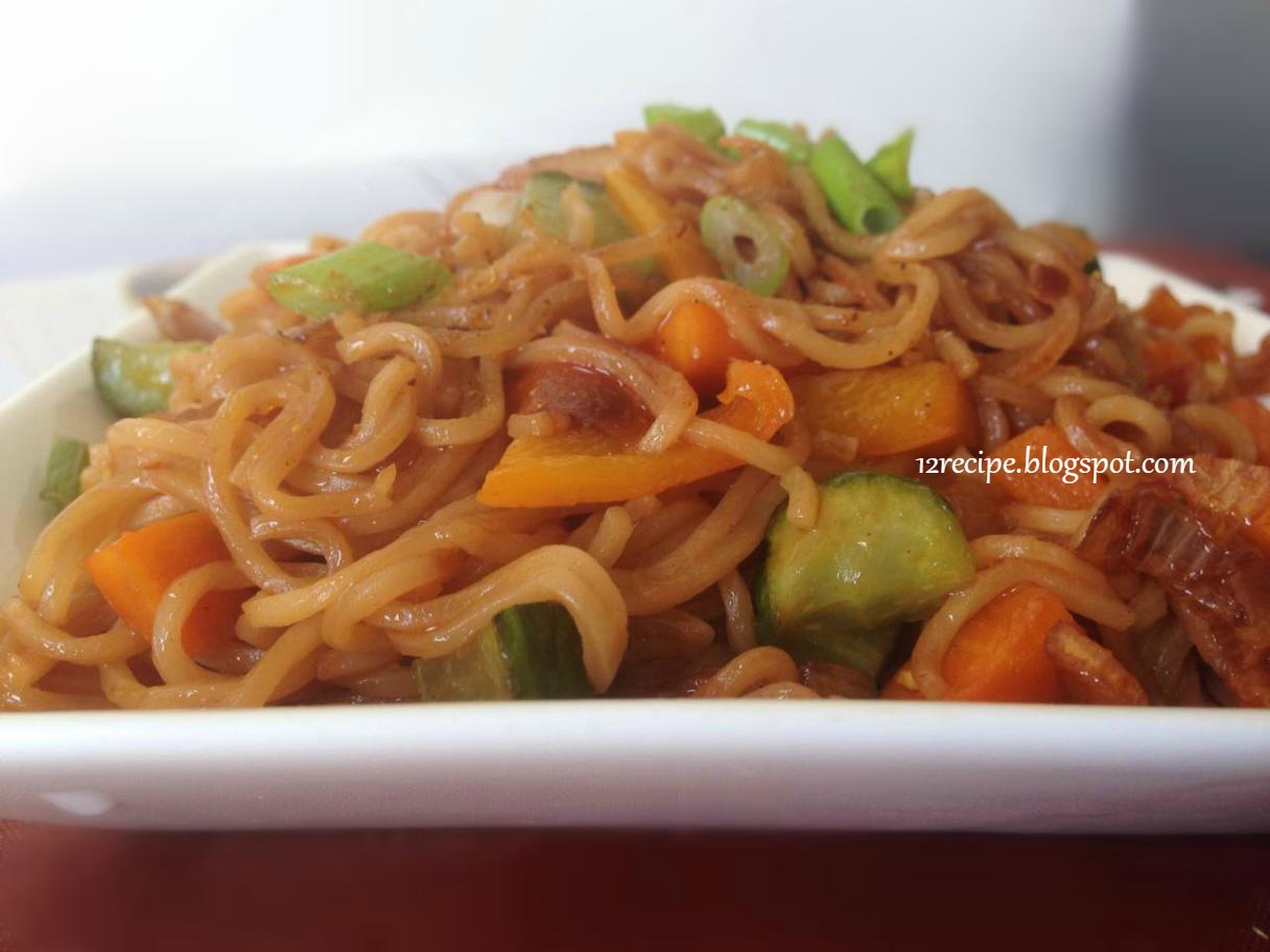 Instant Vegetable Masala Noodles Recipe Book