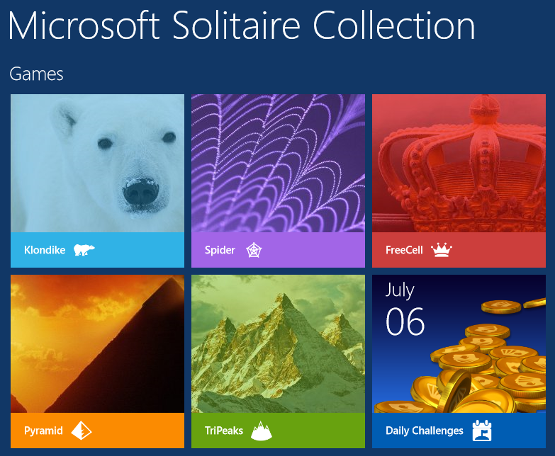 microsoft solitaire collection windows 10 won