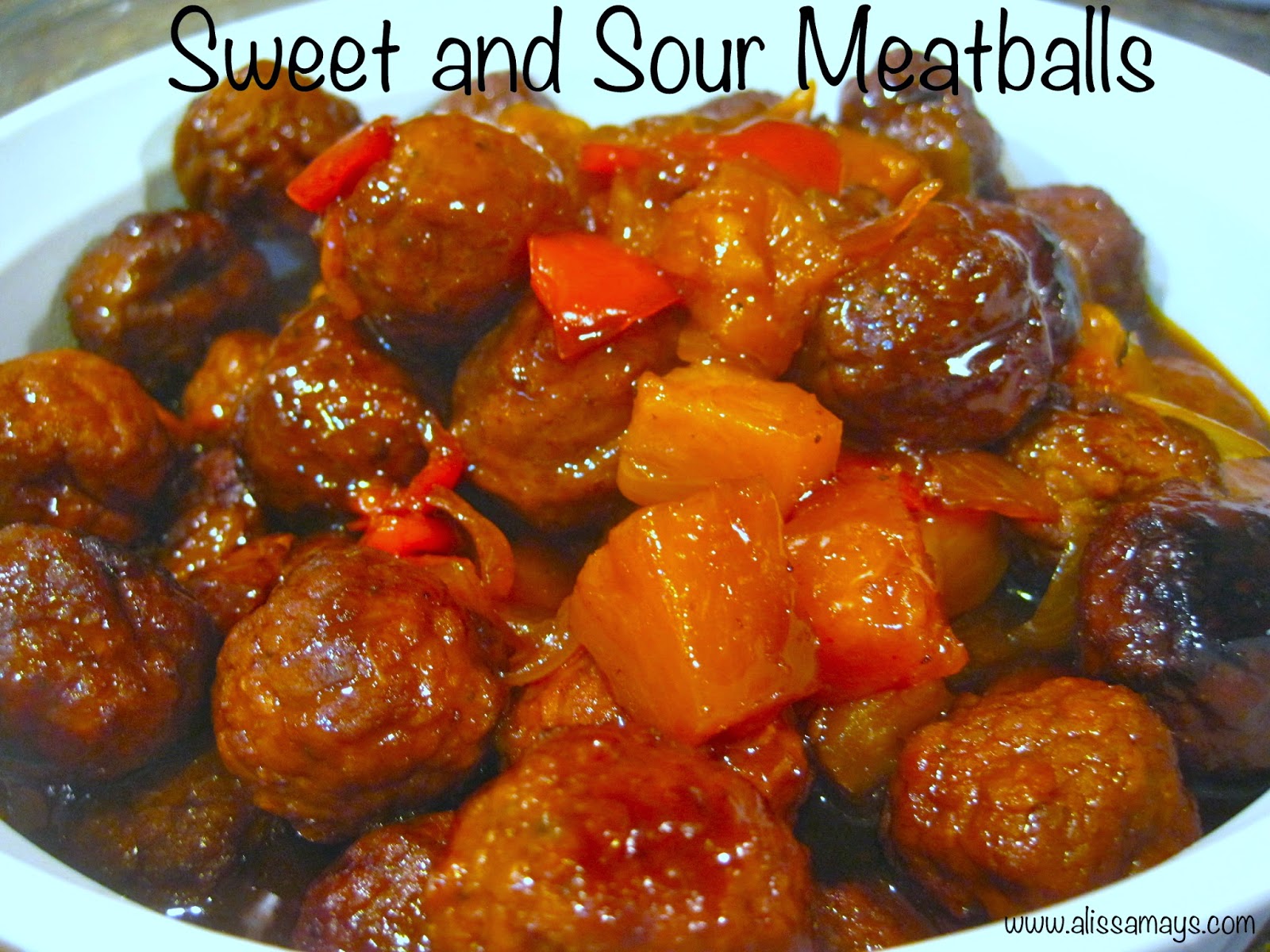 Alissamay's Sweet and Sour Meatballs