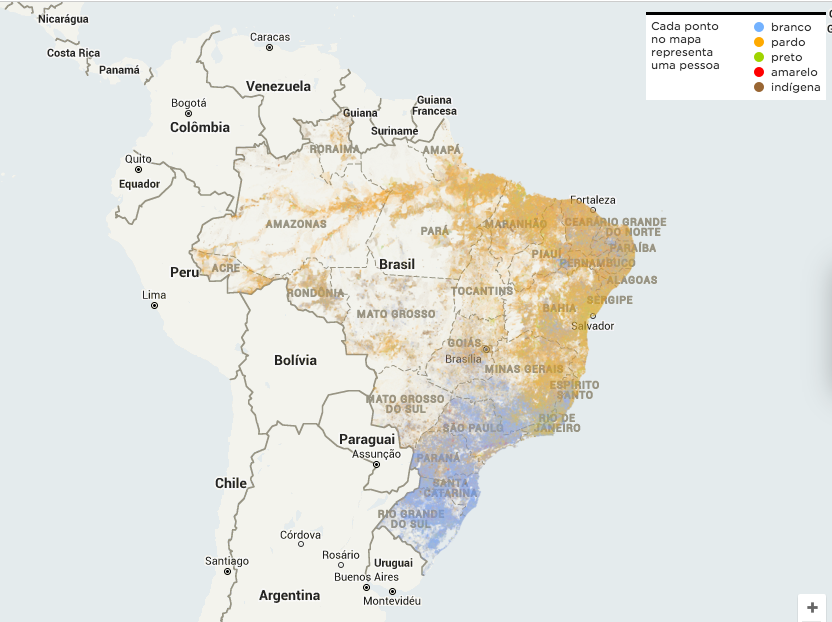 Onde está minha história? Mapa revela