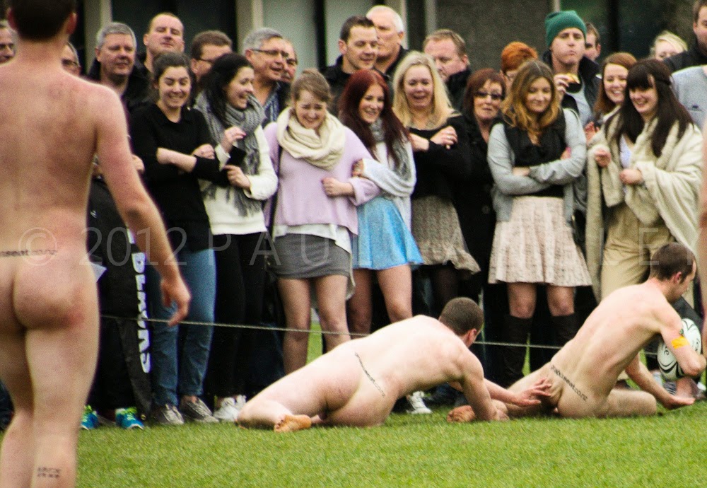 Women like to watch the rugby games 