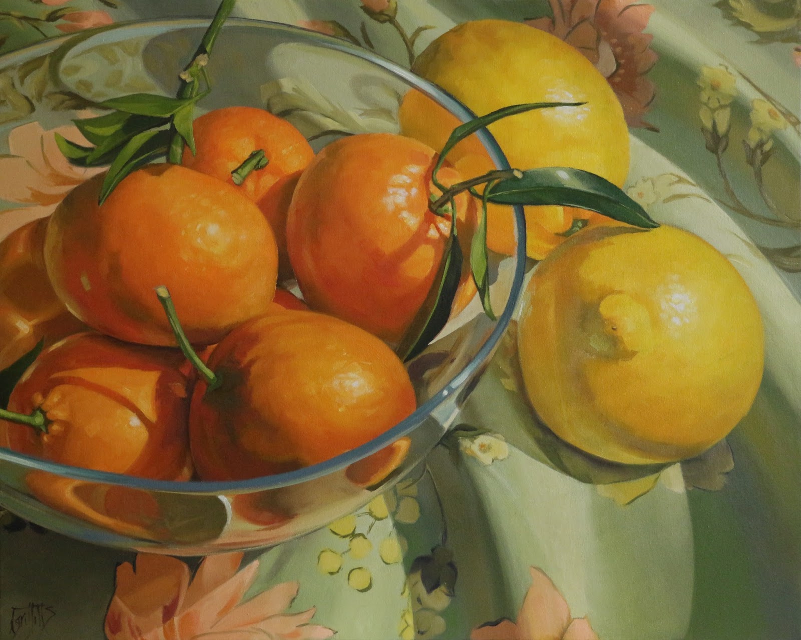 Helen Griffiths Art Oranges and Lemons Sold