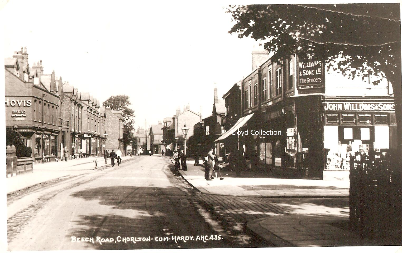 Andrew Simpson Beech Road in the summer of 1932