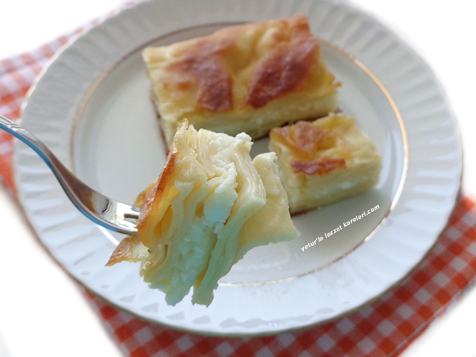 yetur�la lezzet tavada su böreği