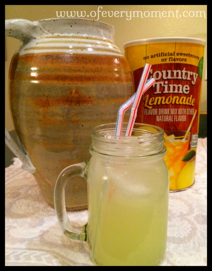 lemonade, powdered lemonade mix, Country Time Lemonade