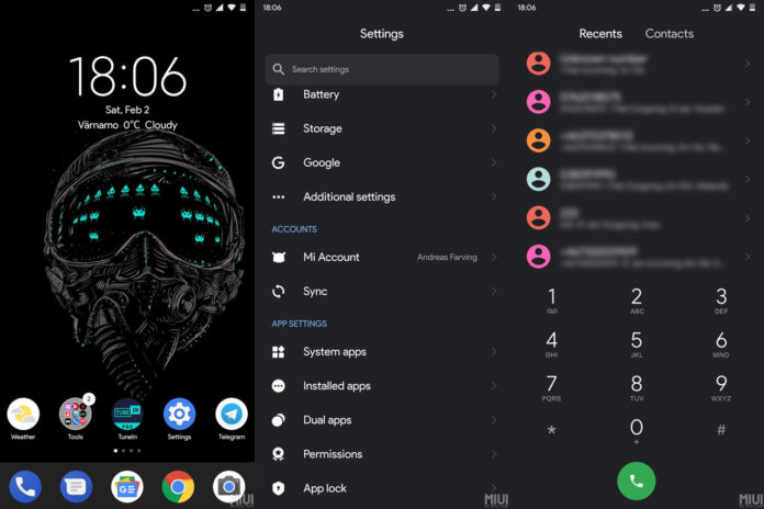 Dark Pie MIUI 10 Theme MTZ Download Dark Pie MIUI 10 Theme MTZ Download