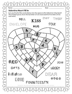 The Puzzle Den: Valentine's Day Free Puzzle