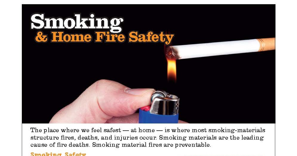Village of Bellevue NFPA Smoking and Home Fire Safety