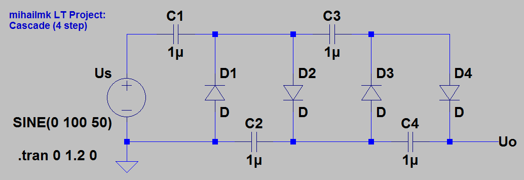 Electro-Magnetic World: Cascade circuit (Voltage Multiplier)