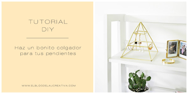 DIY  Haz un bonito colgador para tus pendientes - El blog de