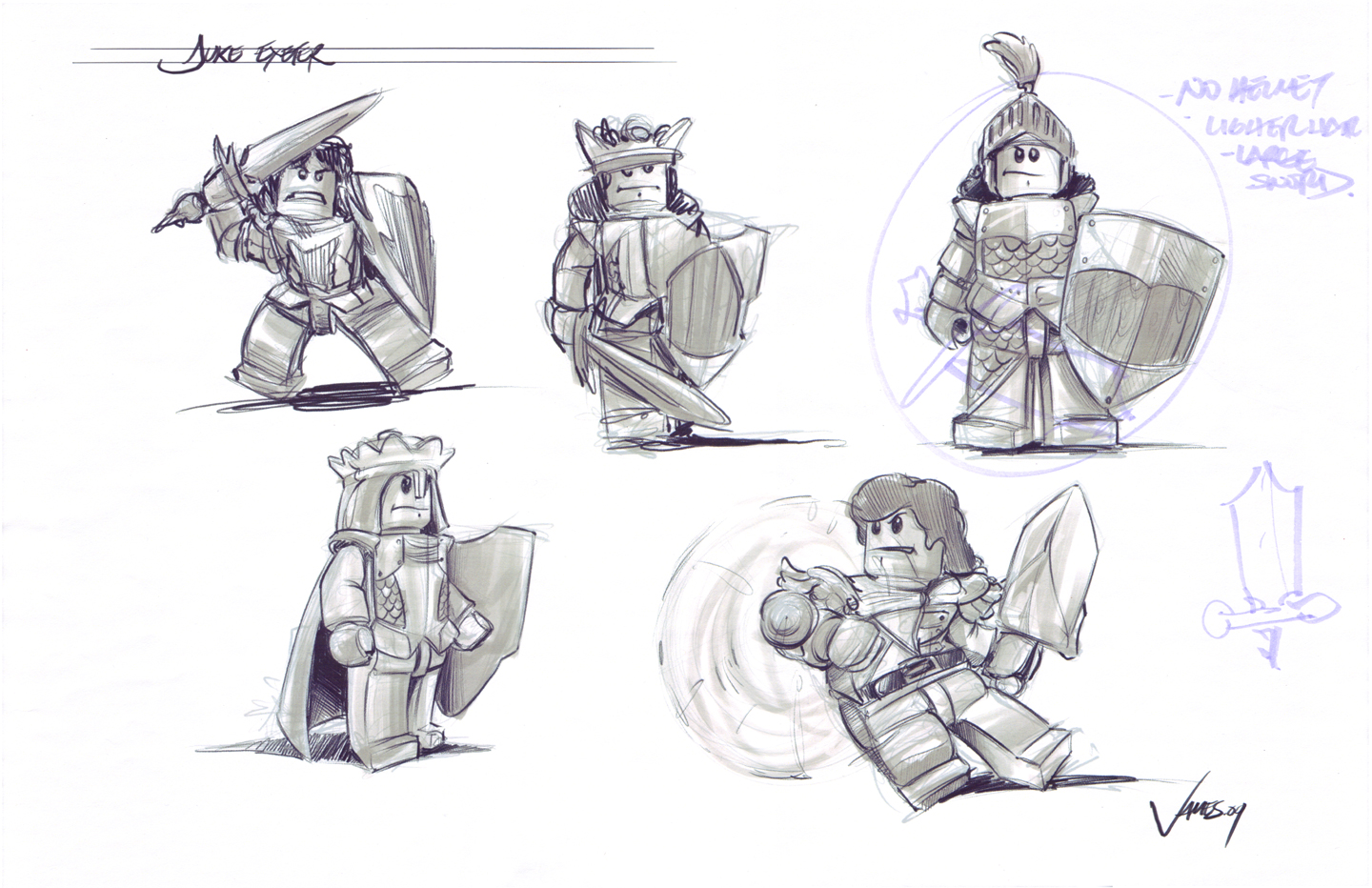 Imagining LEGO Universe Faction Leader Design Duke Exeter, Sentinel