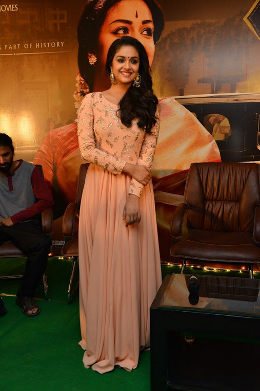 Keerthy Suresh at Mahanati Success Press Meet