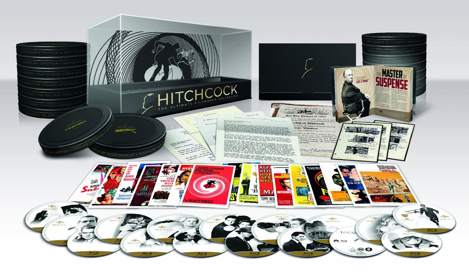 Alfred Hitchcock The Ultimate Filmmaker Collection arriverà anche in