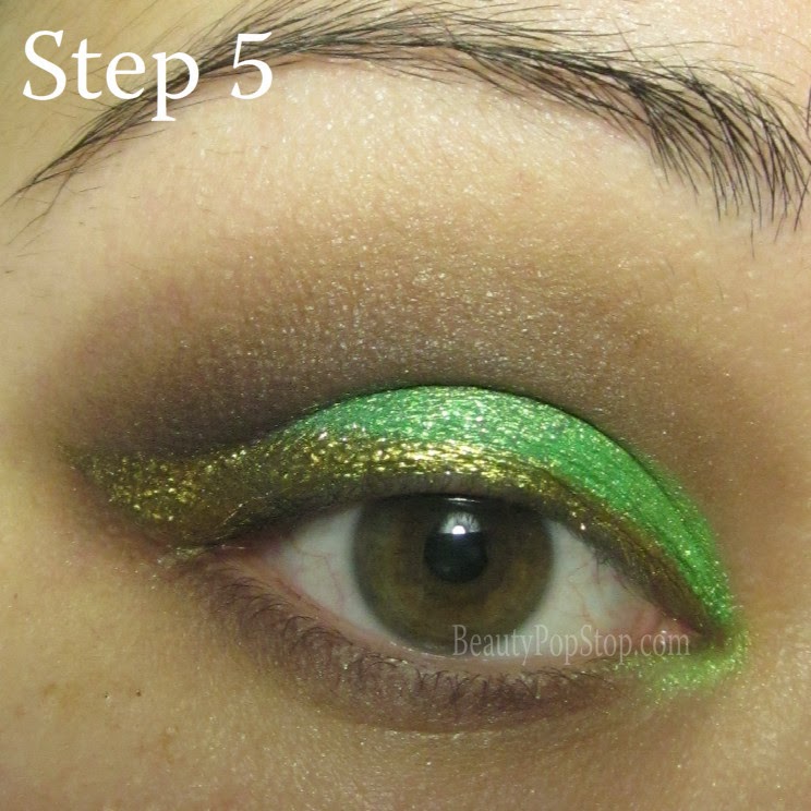 st patrick's day makeup tutorial using sugarpill goldilux