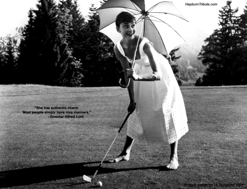 Audrey Hepburn Golf
